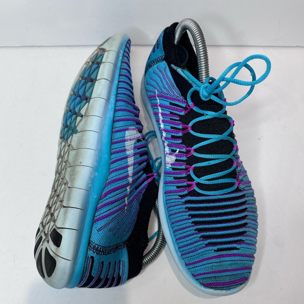 Nike blue purple and Black Athletic Shoes - Picture 4 of 7
